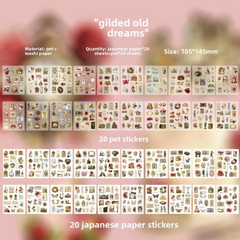 Libro de stickers classical-40 hojas