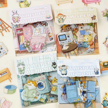 Stickers whispers of home-15 pzas