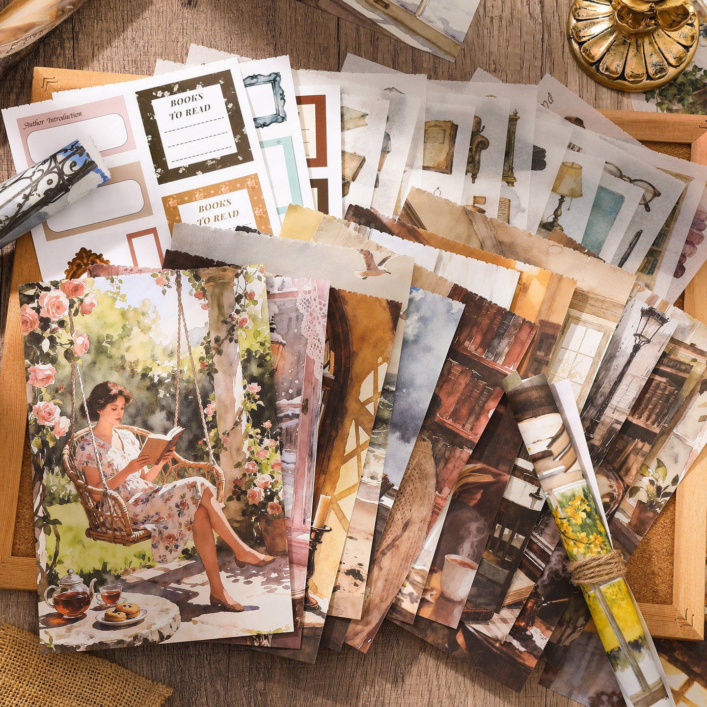 Block de stickers reading time-50 hojas