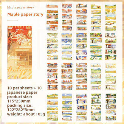 Block de stickers pet seasons-20 hojas