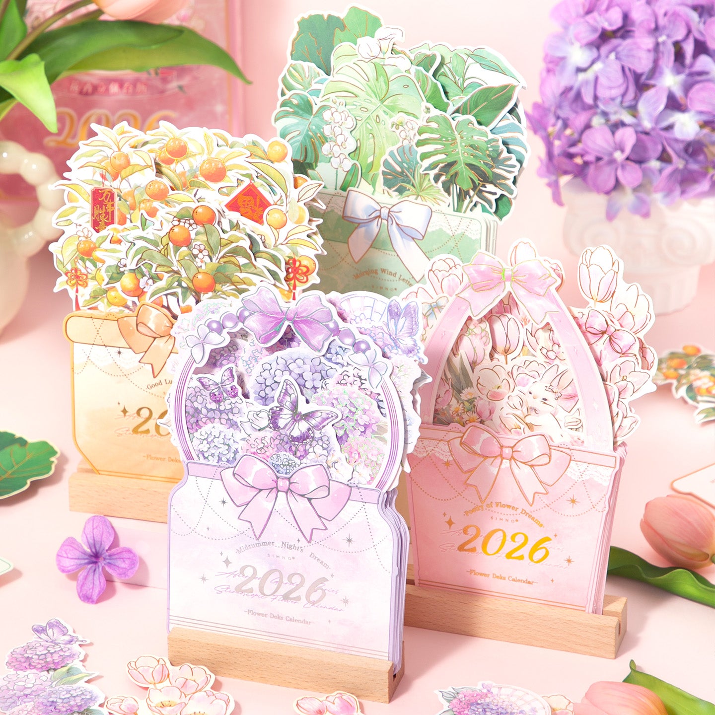 Calendario flowers 2026
