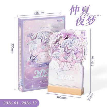 Calendario flowers 2026