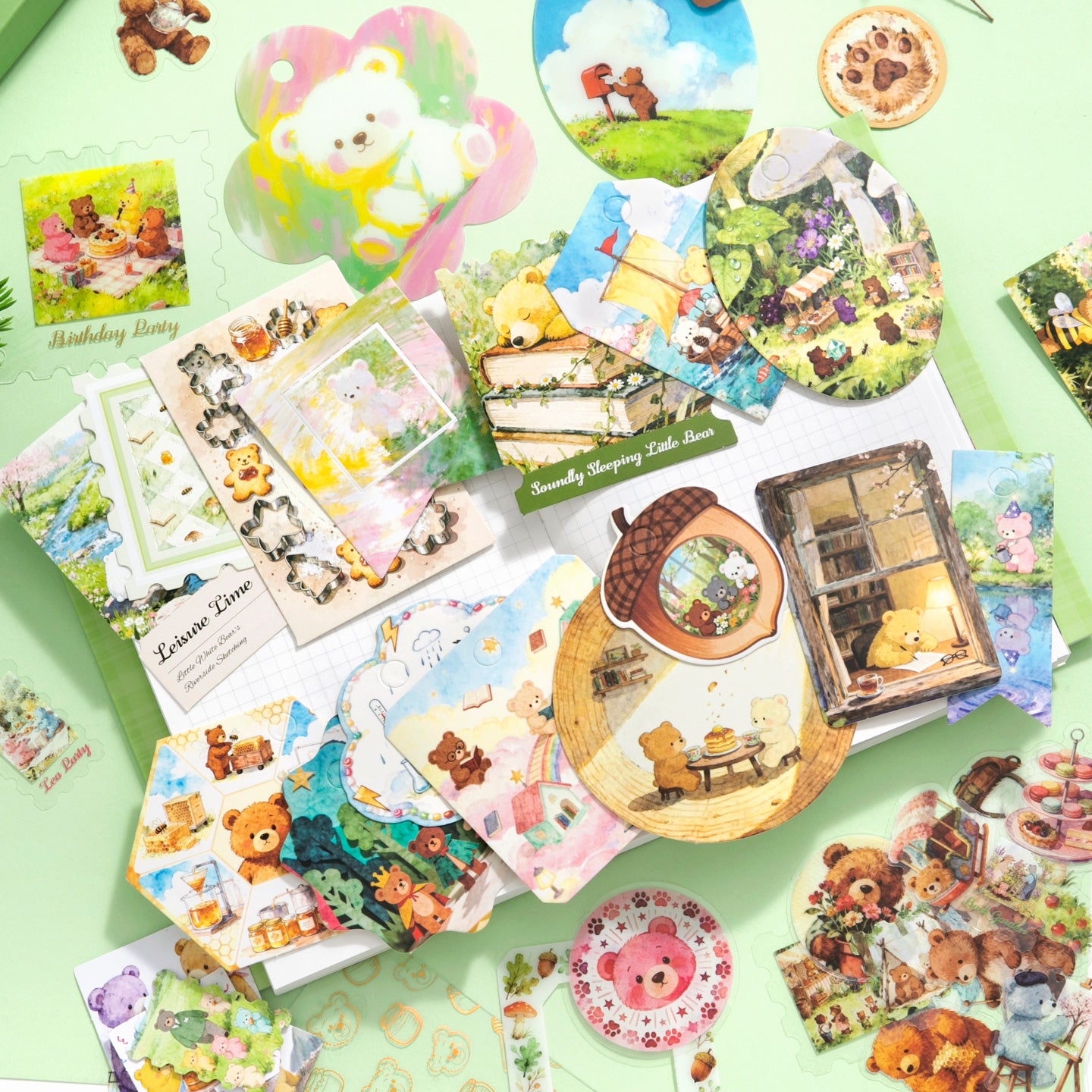 Set de papeleria forest dream-157 pzas