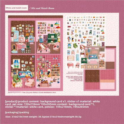Stickers escenarios sweet cat-4 escenarios