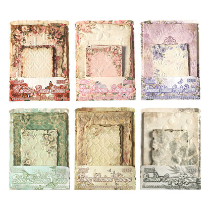 Papel texturizado vintage-10 pzas