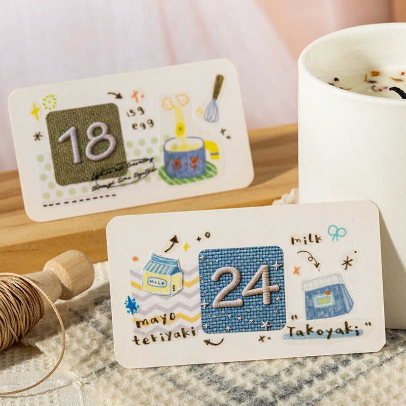 Stickers 50 days wish list-20 hojas