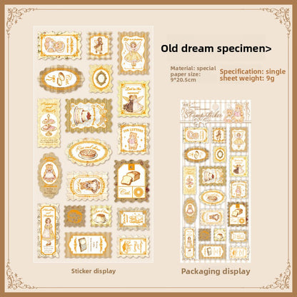 Stickers estampillas con relieve y foil