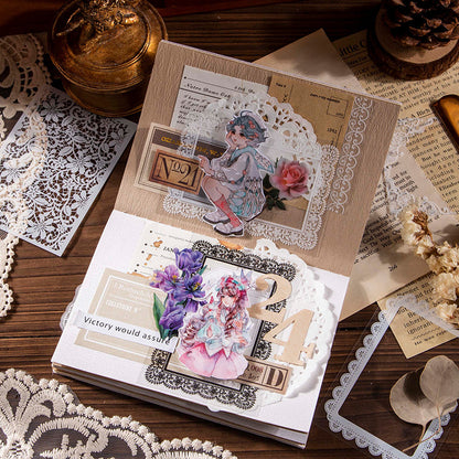 Stickers lace fantasy-30 pzas