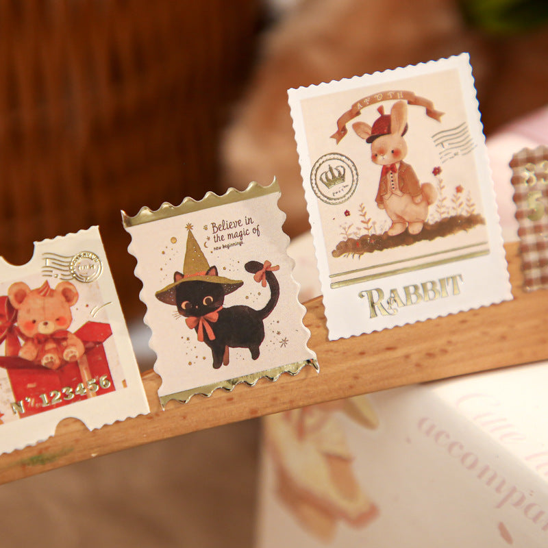 Stickers bear gift-15 pzas