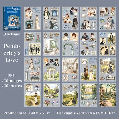 Libro de stickers obras literarias-20 hojas