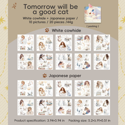 Block stickers gatitos-20 hojas
