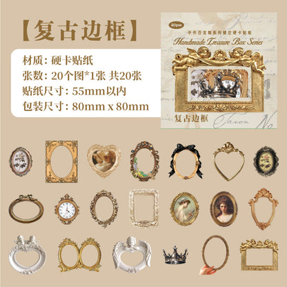 Stickers handmade treasure-20 pzas