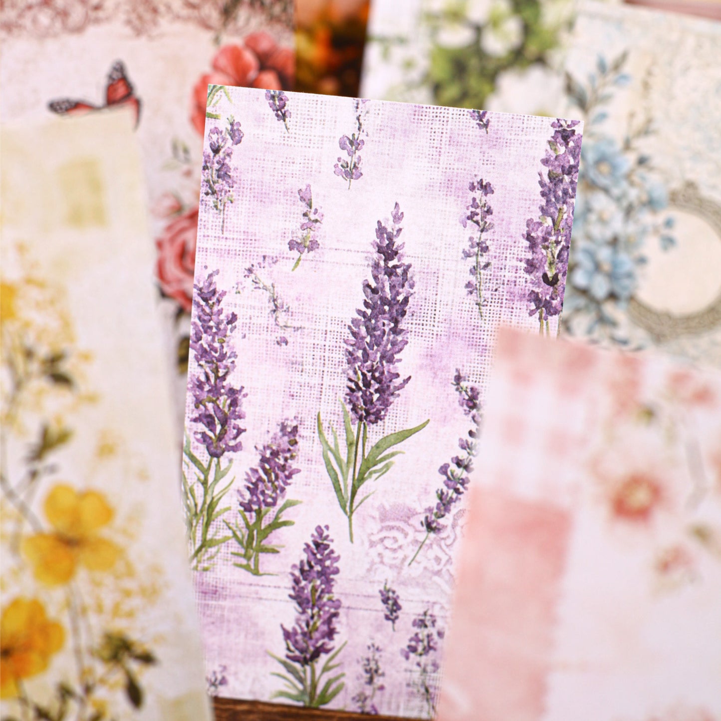 Block de papeles morning flowers-30 pzas