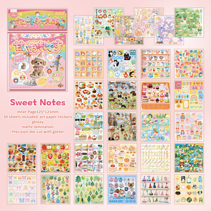 Libro de stickers happy day-30 pzas