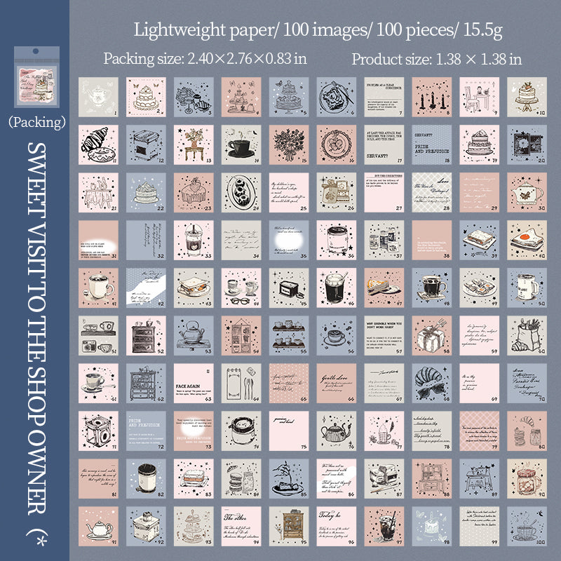 Mini librito decopaper-100 pzas