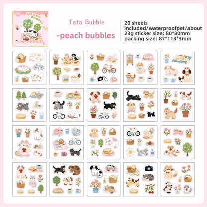 Block stickers cat-20 hojas