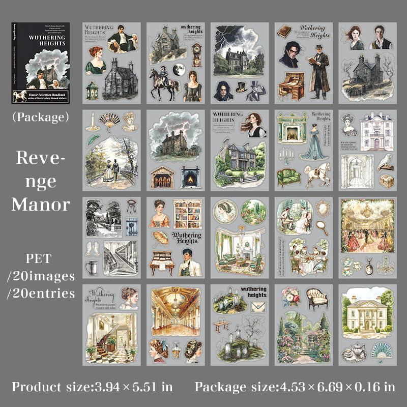 Libro de stickers obras literarias-20 hojas