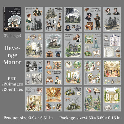 Libro de stickers obras literarias-20 hojas