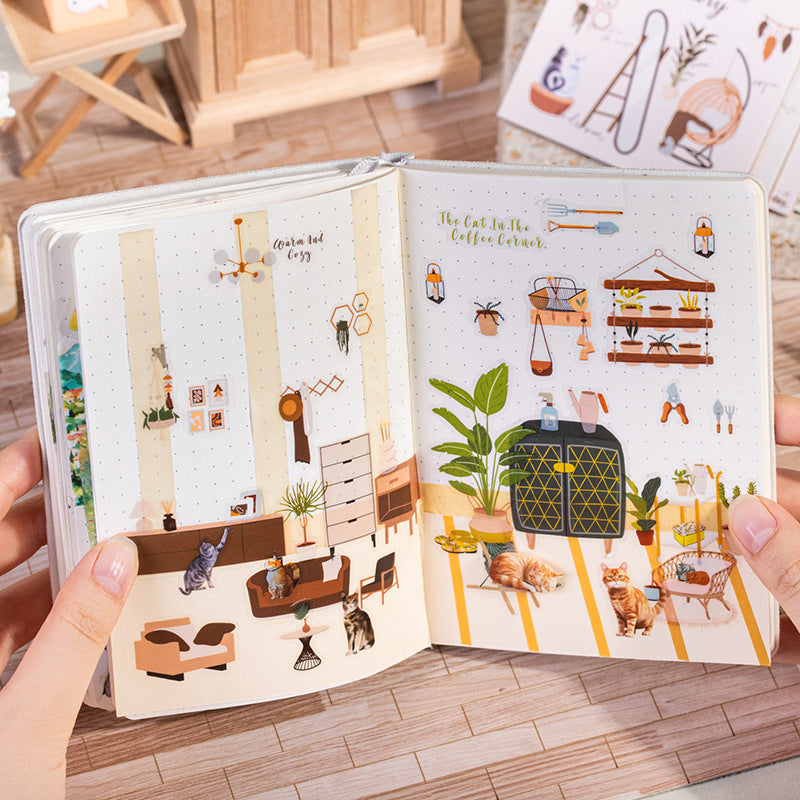 Mini revista the cat home diary-10 hojas