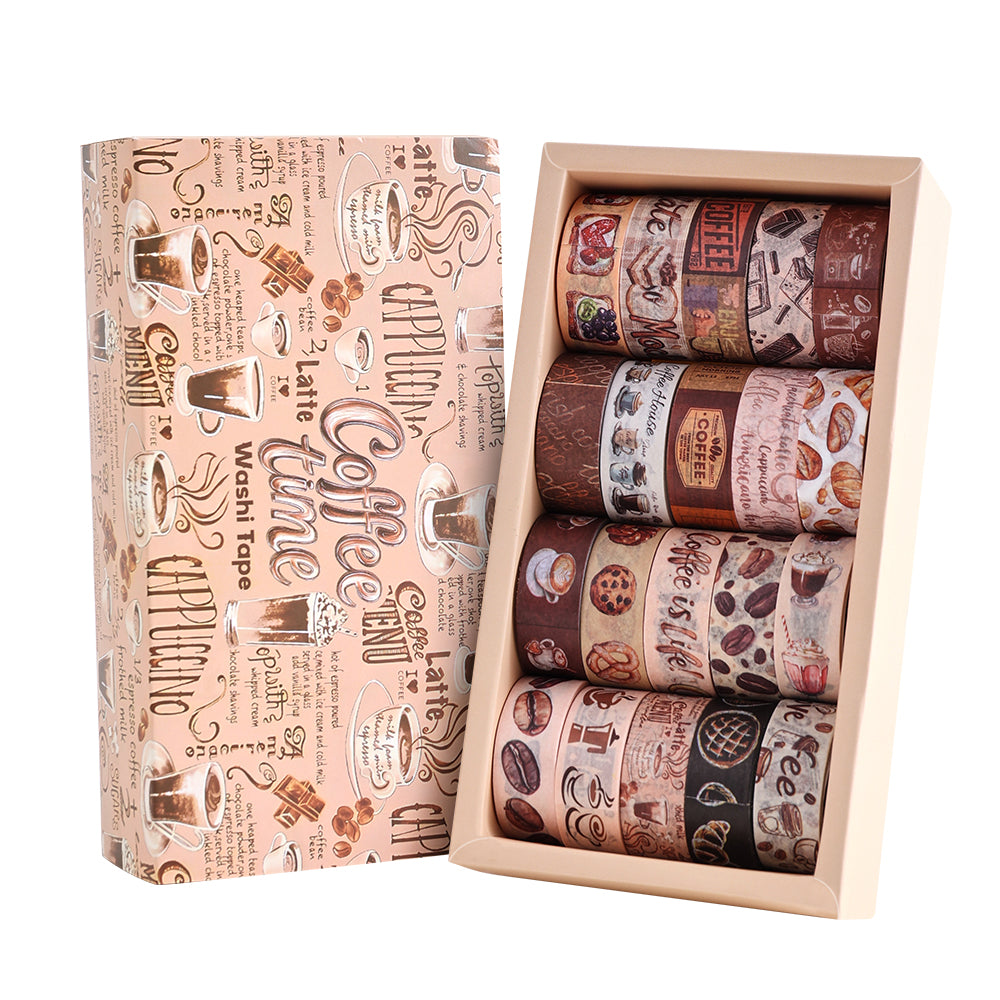 Set de washitape coffee-20 pzas