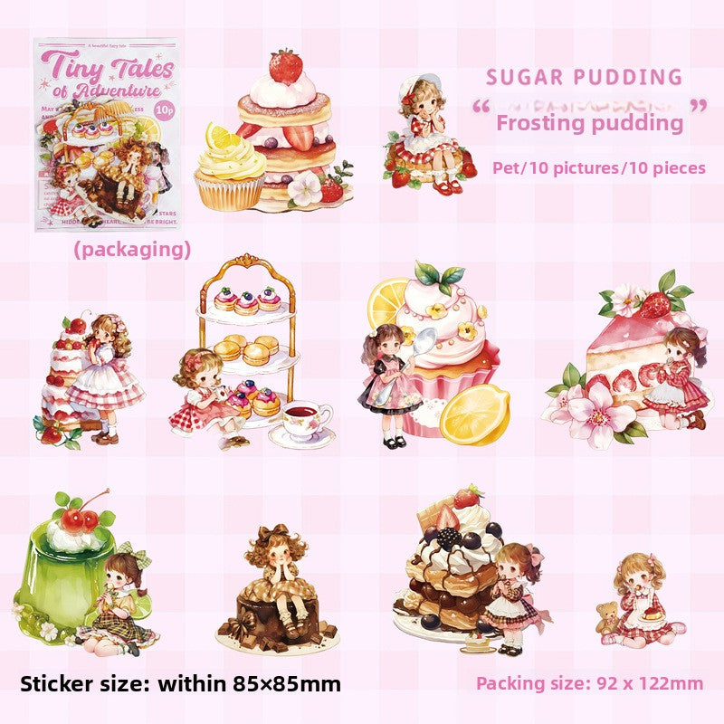 Stickers tiny tales-10 pzas
