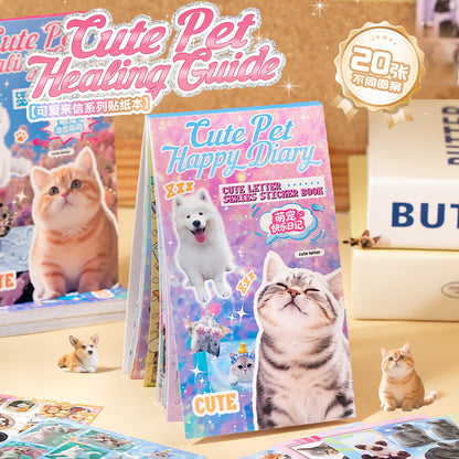 Librito cute pet happy diary-20 hojas