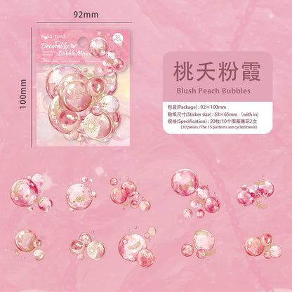 Stickers Dreamlife bubble-20 pzas