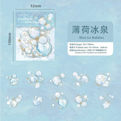 Stickers Dreamlife bubble-20 pzas