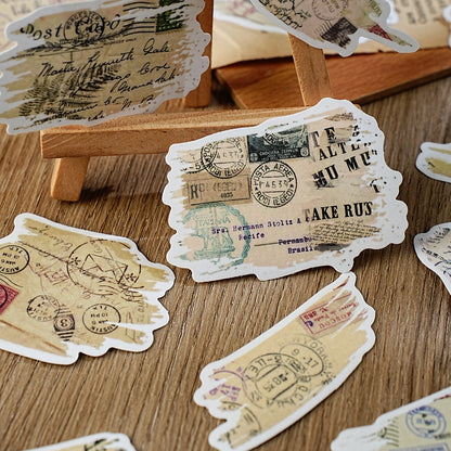 Stickers stained paper-30 pzas