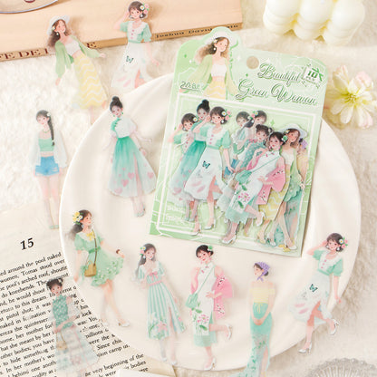 Stickers girls-10 pzas