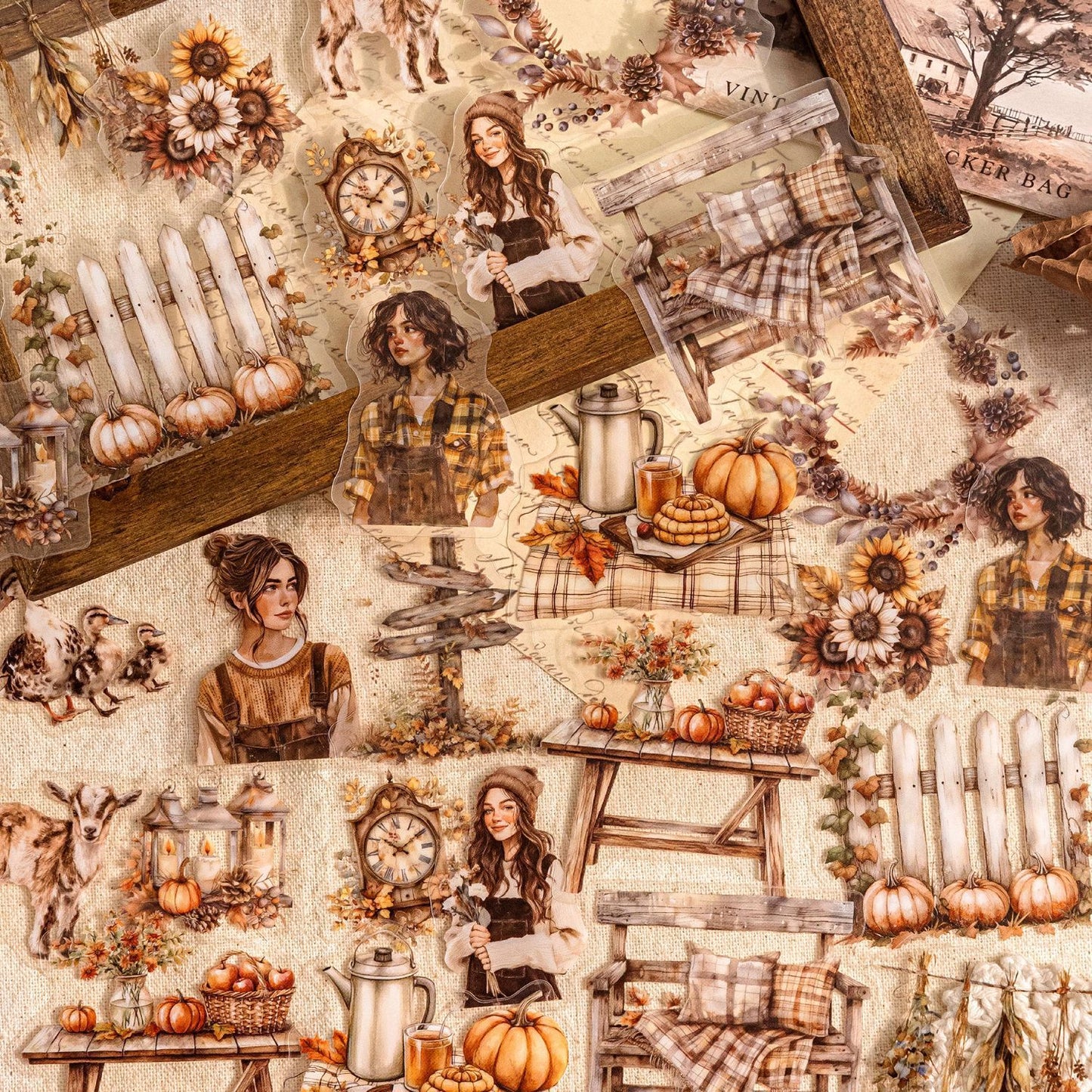 Stickers autumn-30 pzas