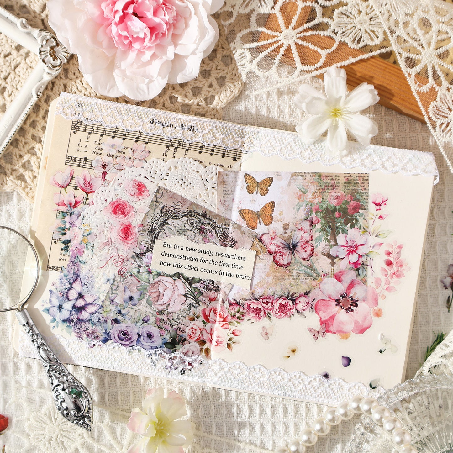 Block de stickers pet appreciating nature-20 hojas