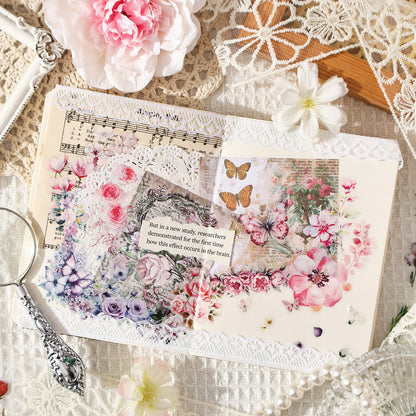 Block de stickers pet appreciating nature-20 hojas