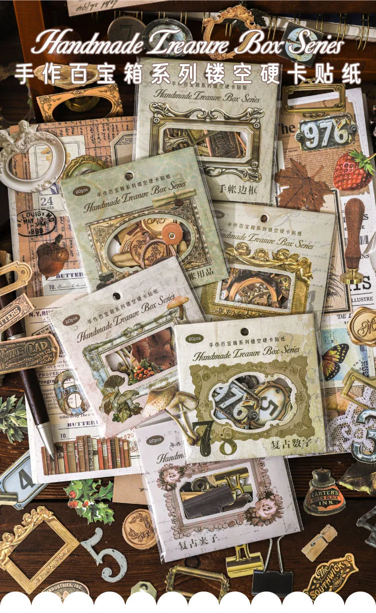 Stickers handmade treasure-20 pzas