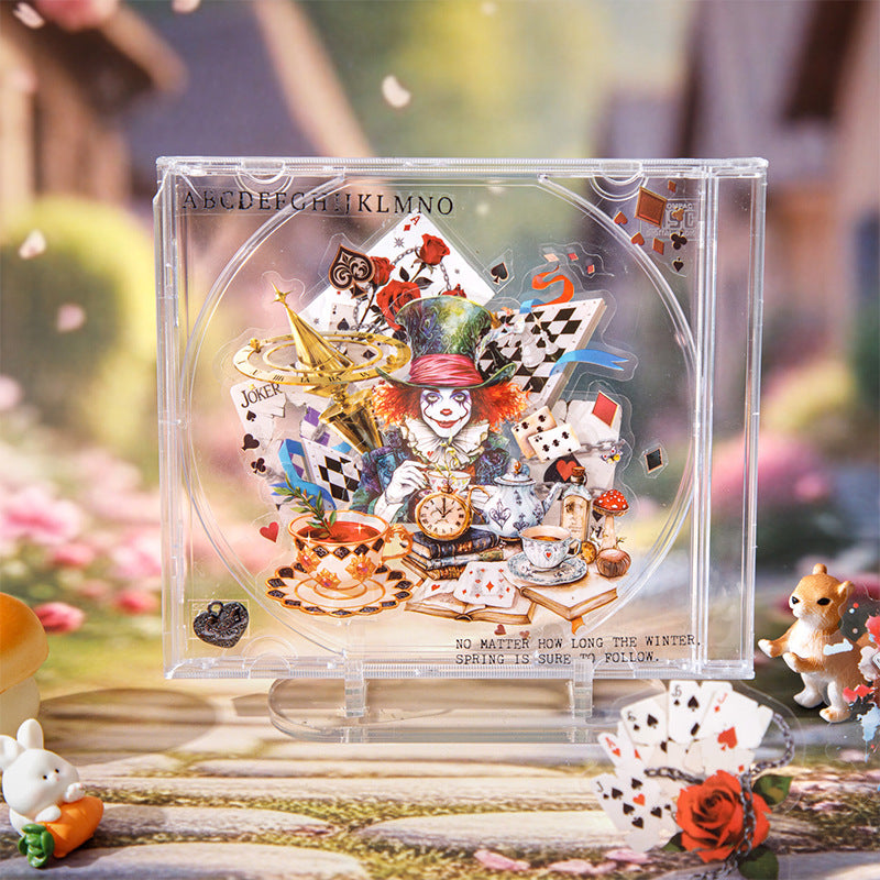 Stickers Alice's time game-100 pzas