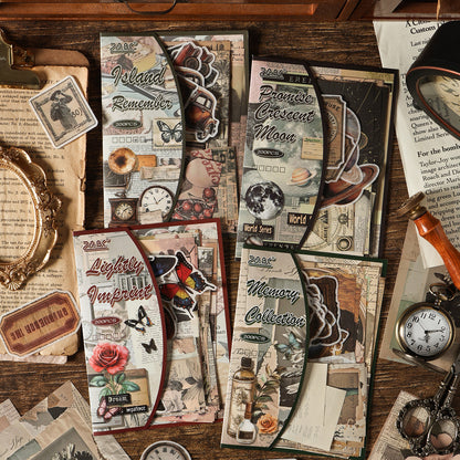 Set de papeleria kraft paper-200 pzas