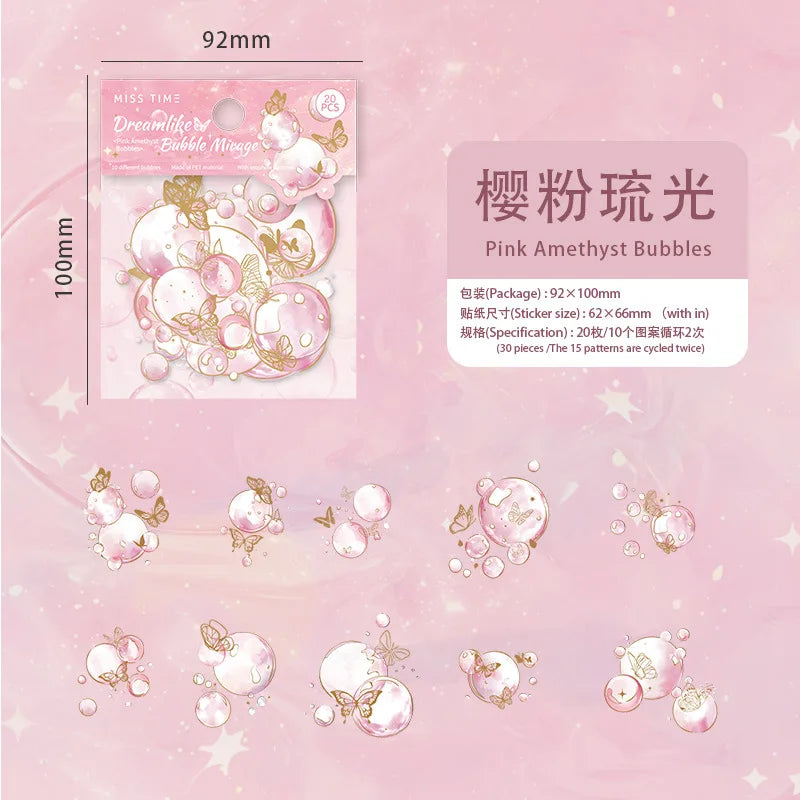 Stickers Dreamlife bubble-20 pzas
