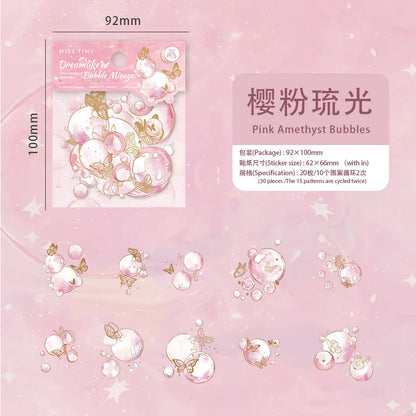 Stickers Dreamlife bubble-20 pzas