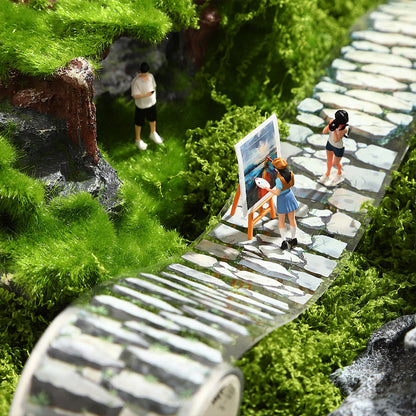 Washitape stone path-2 metros