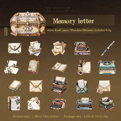 Stickers white cowhide-20 pzas