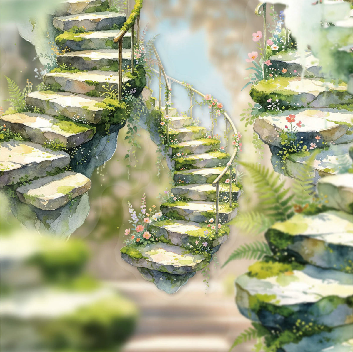 Stickers escaleras-10 pzas