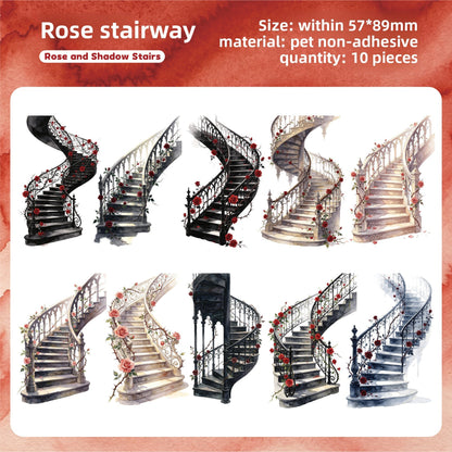 Stickers escaleras-10 pzas