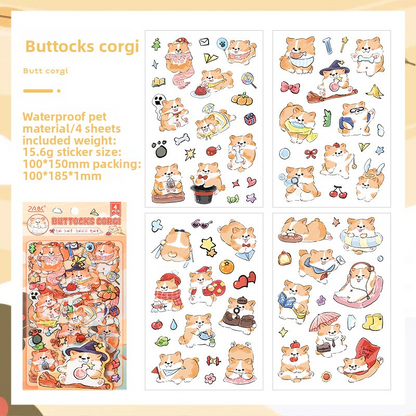 Stickers perritos-4 planchas