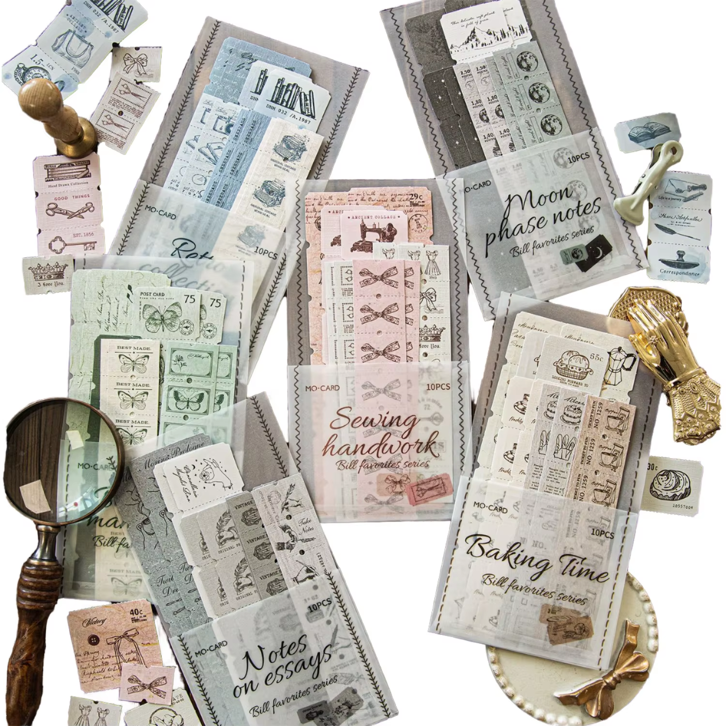 Stickers bill favorites series-10 pzas
