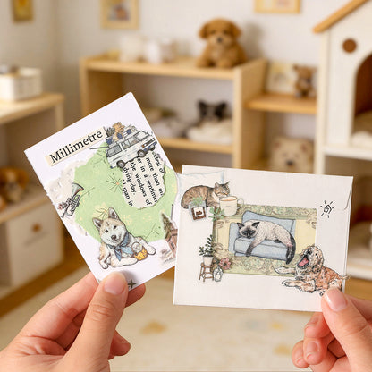 Stickers cute pet-4 planchas