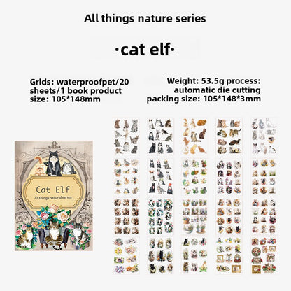 Libro de stickers vintage-20 hojas