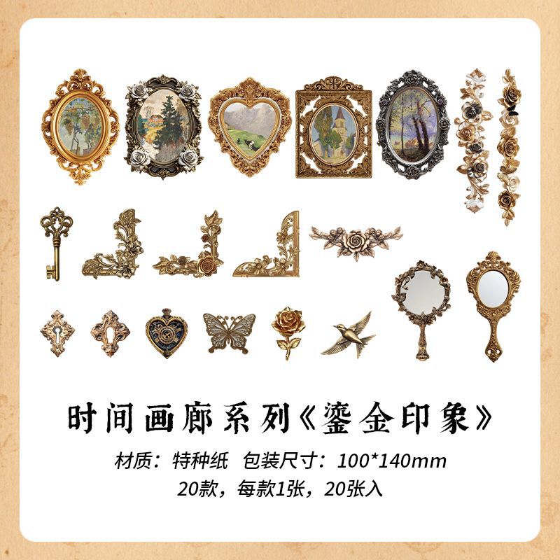 Stickers chronicles of time-20 pzas