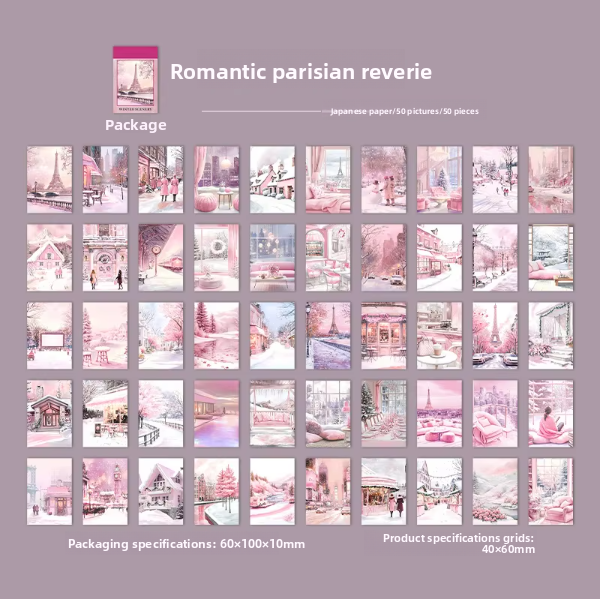 Mini libritos de stickers-50 hojas