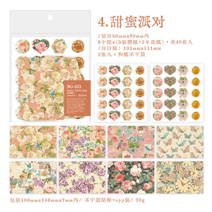 Pack de 40 mini sobres + 40 stickers