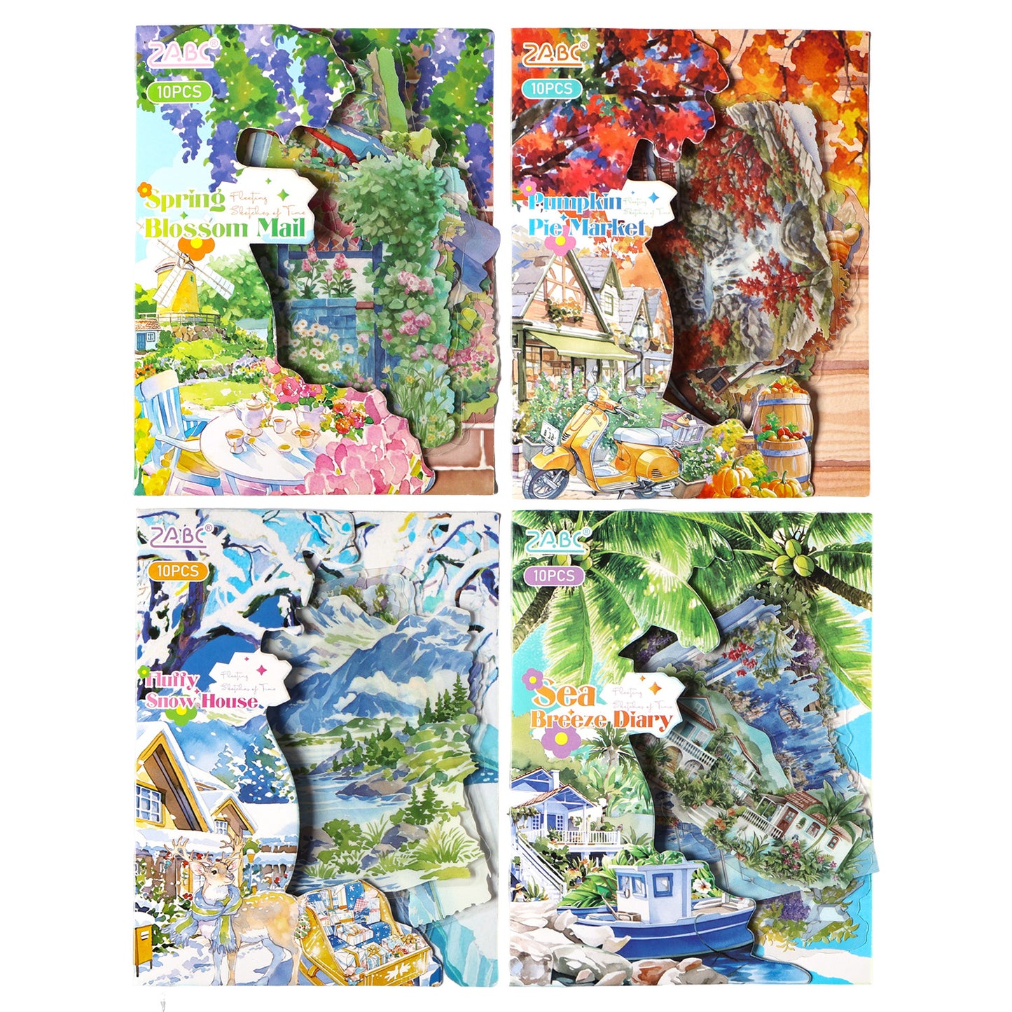 Stickers seasonal series-10 pzas